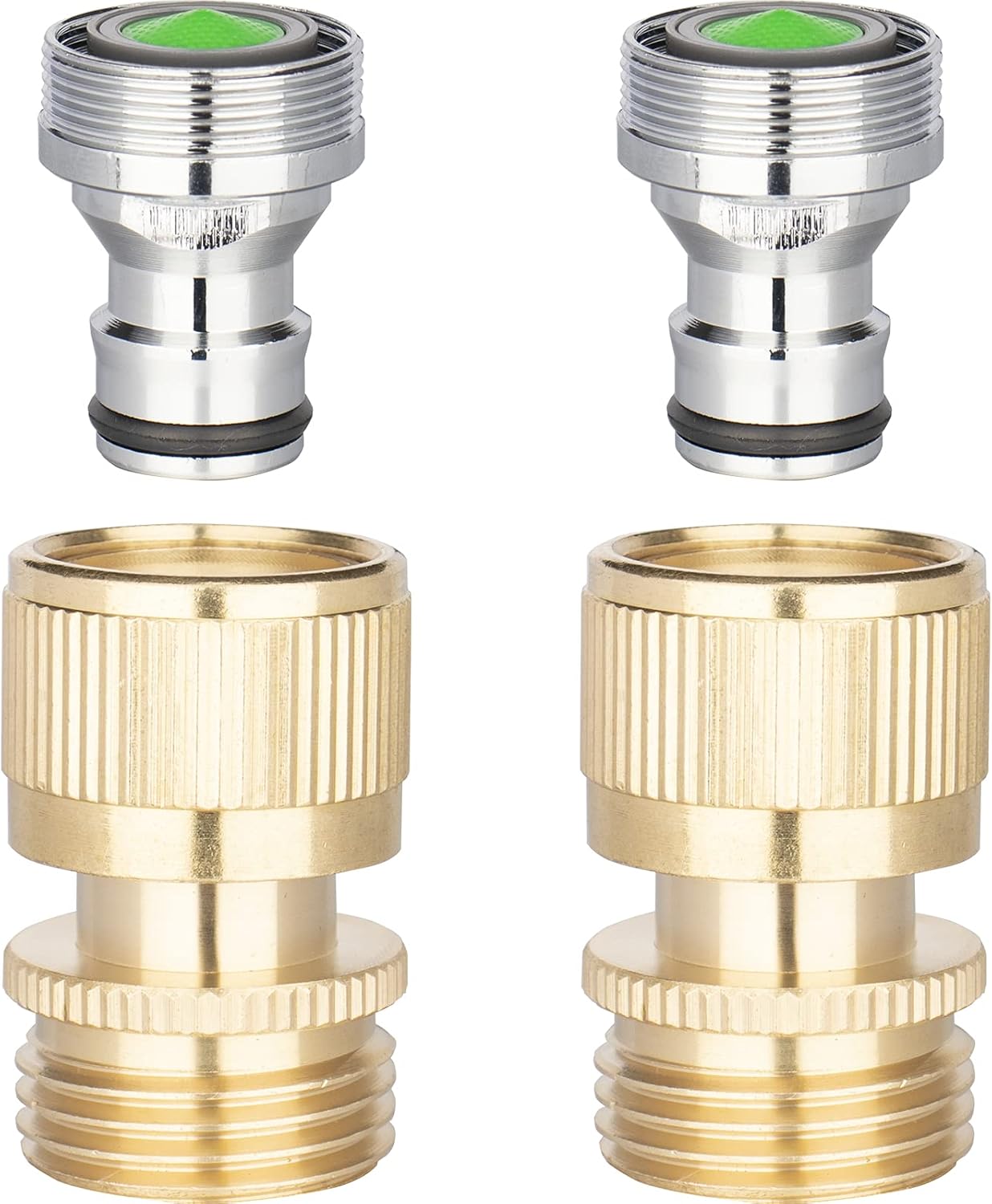 WHK Kitchen Quick Connect faucet adapter (2-pack)